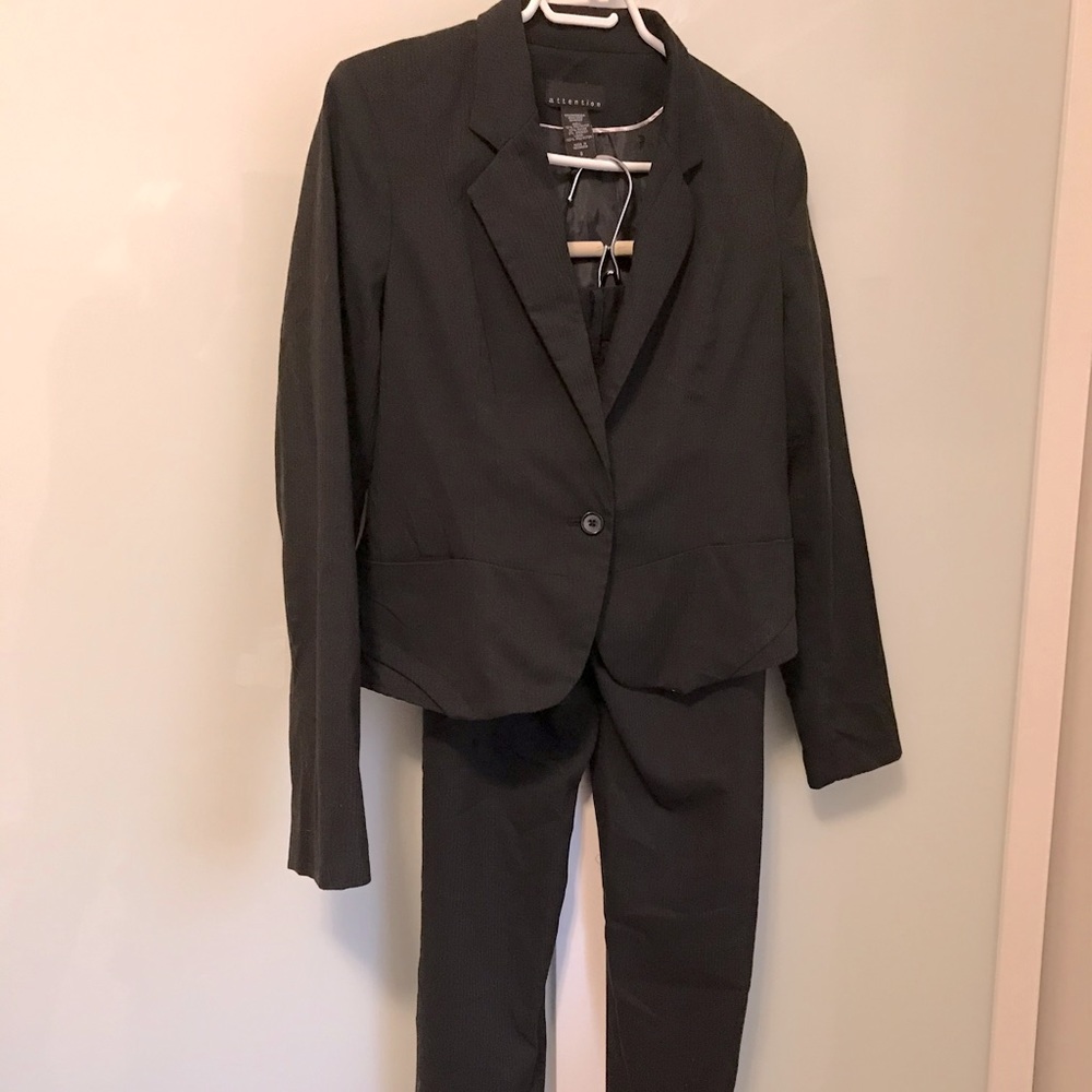 2 Pc Black Suit
